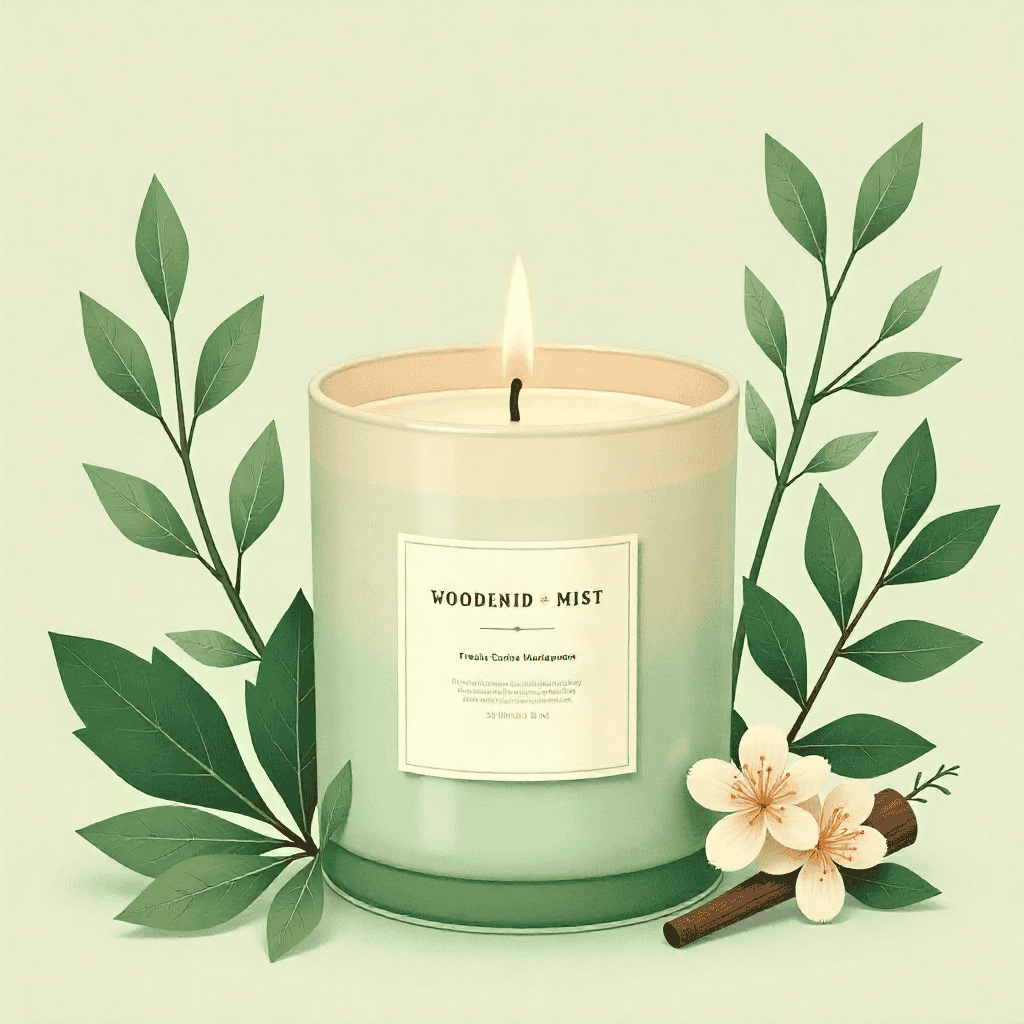 Woodland Mist aromatherapy candle by Exclusiveyrstudi